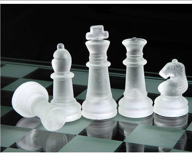 Glass Chess Set Board Game