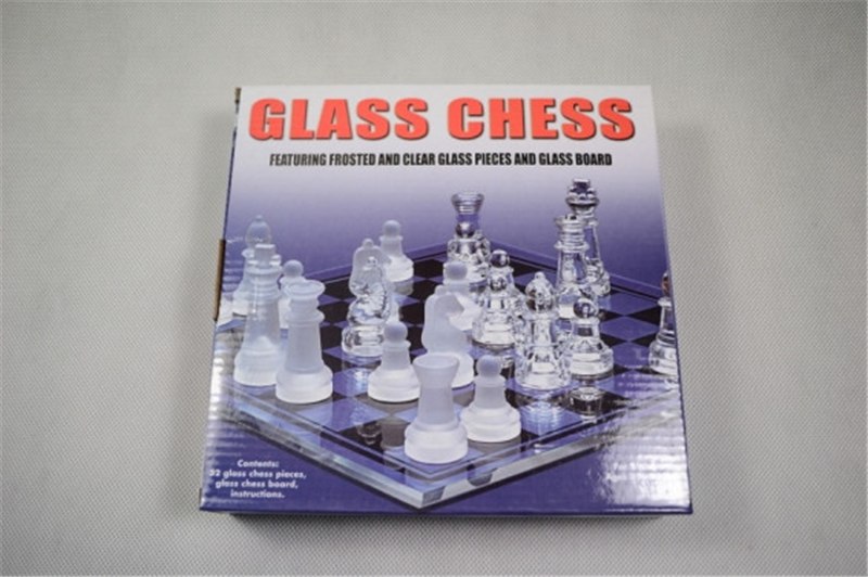 Glass Chess Set Board Game