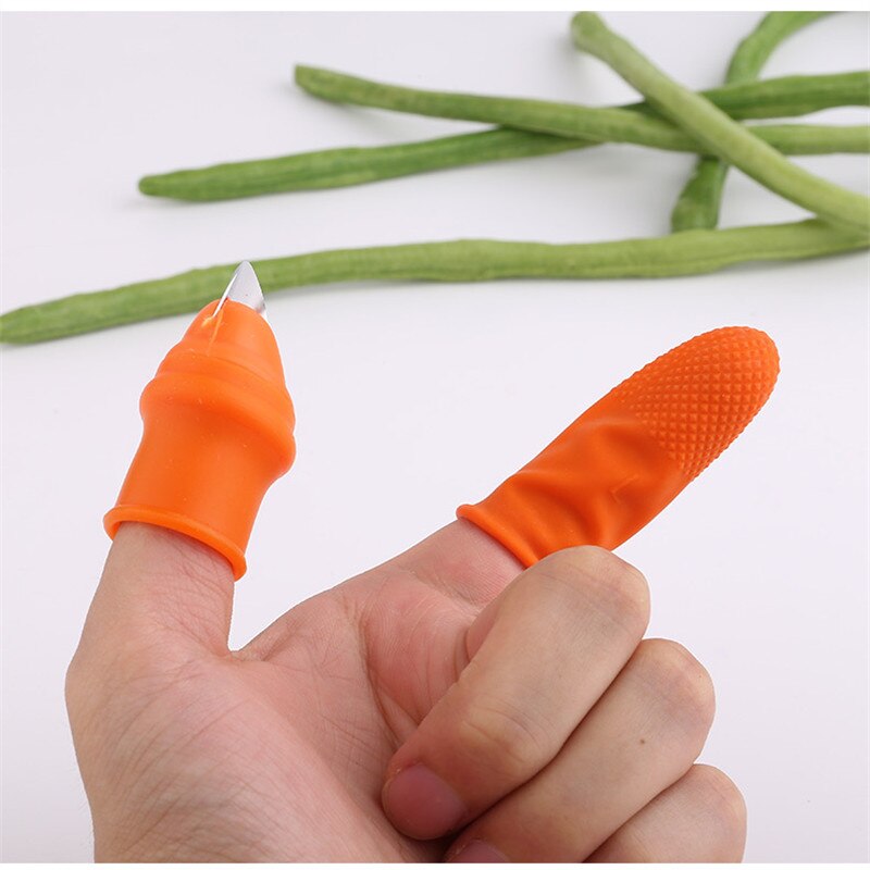 Gardening Thumb Knife Silicone Finger Glove