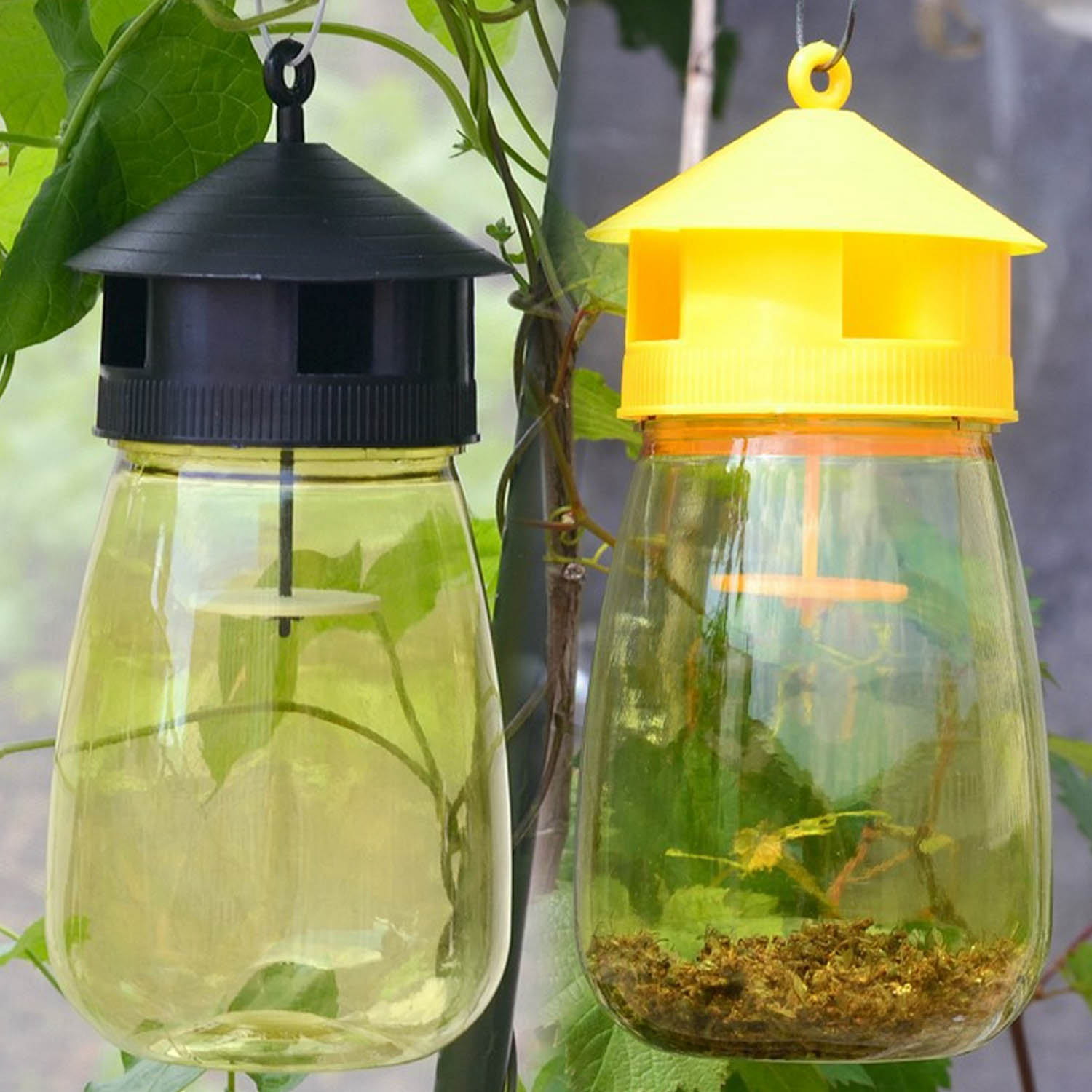 Hanging Plastic Bee and Wasp Trap