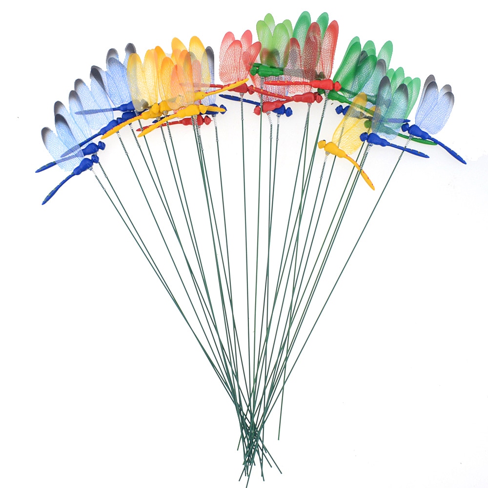 3D Dragonfly Garden Stakes (10pcs)