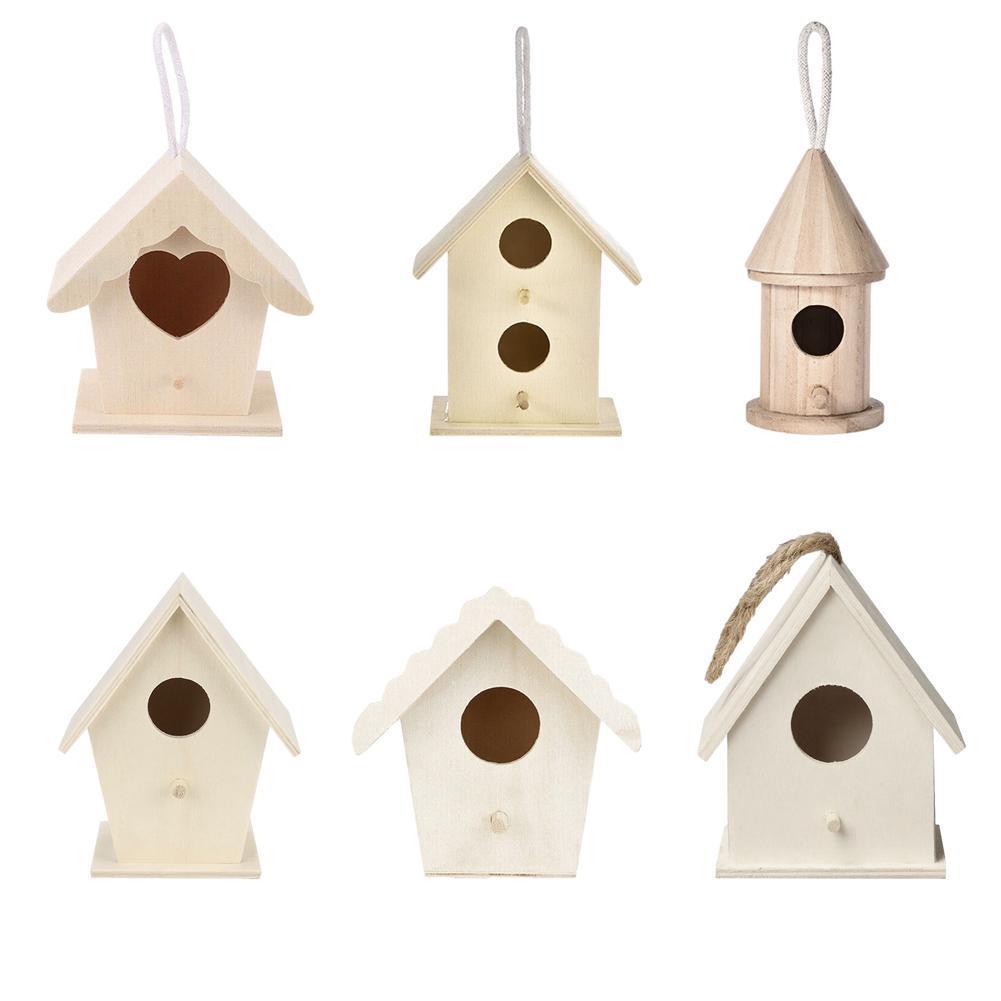 Hanging Wooden Nesting Bird House