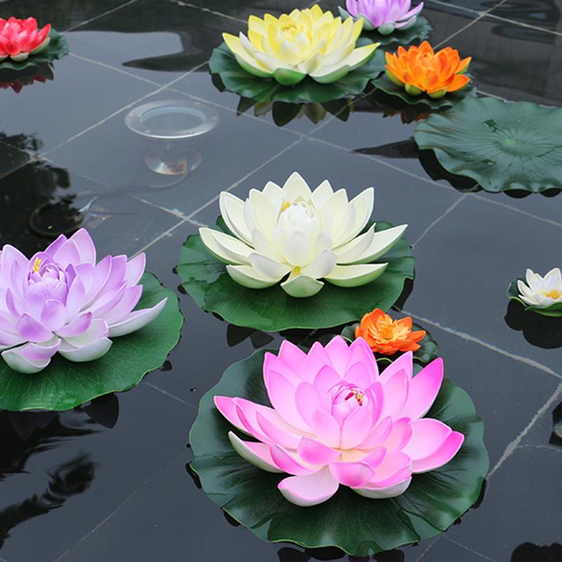 Artificial Water Lilies Pond Decoration (5 Pcs)