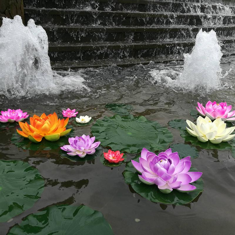 Artificial Water Lilies Pond Decoration (5 Pcs)
