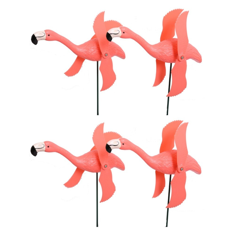 Flamingo Wind Spinners Set (4pcs)