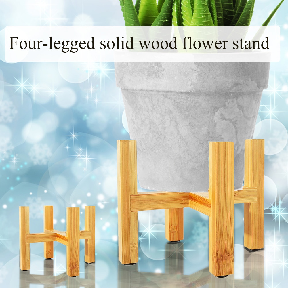 Wood Pot Stand House Plant Holder