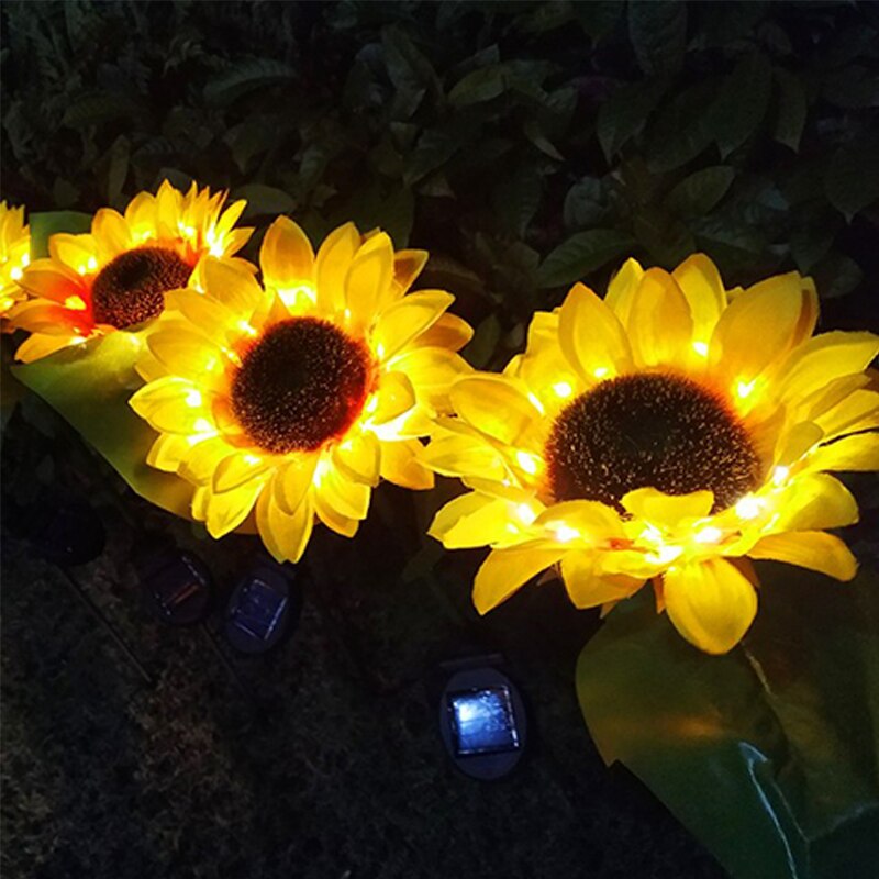 Sunflower Solar Lights Set (2pcs)