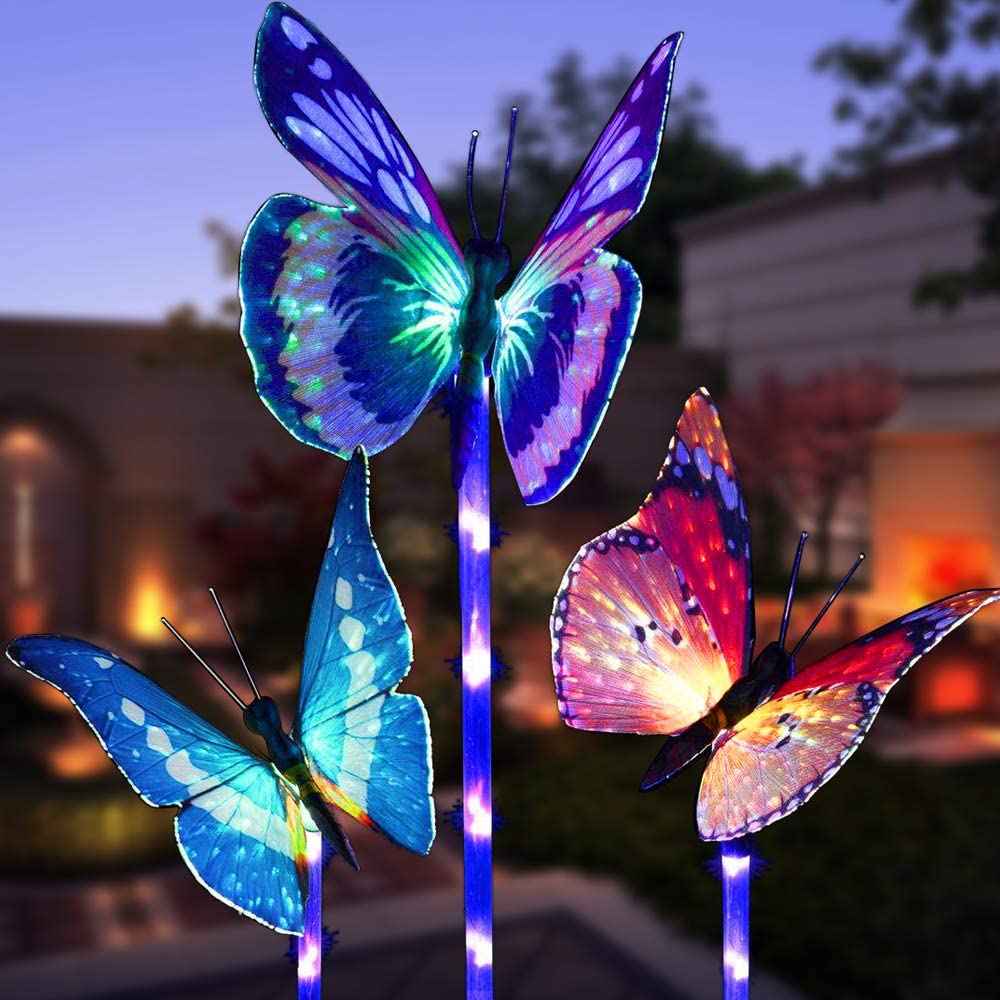 Solar Butterfly Lights Outdoor Decor (3pcs)