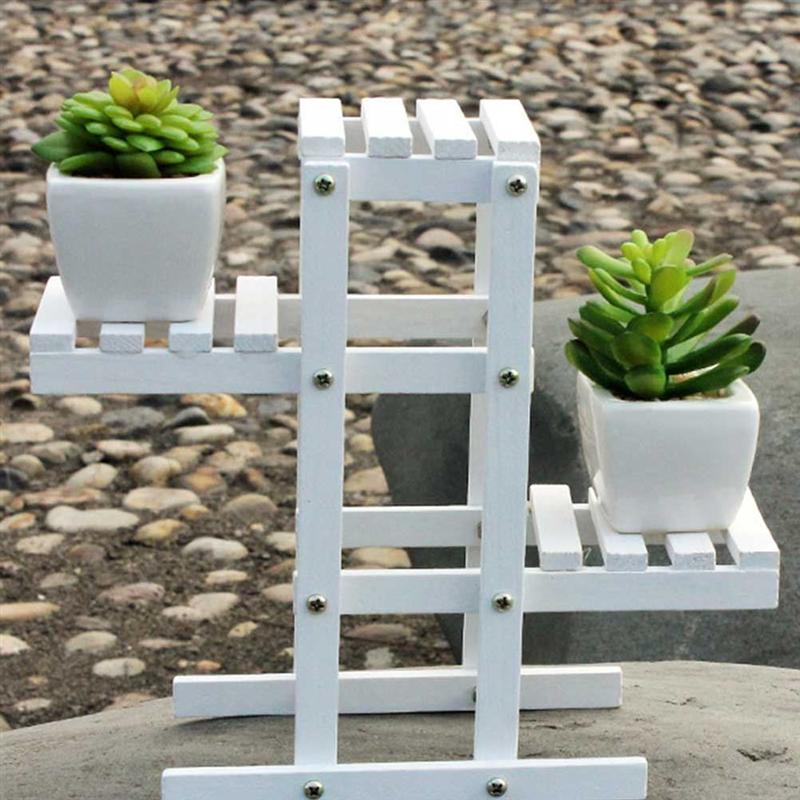 Wooden Plant Shelf Mini Rack