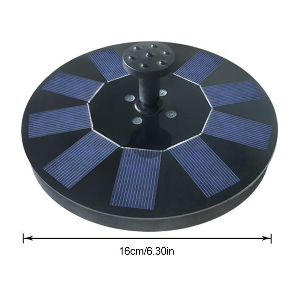 Solar Powered Water Fountain Garden Decor