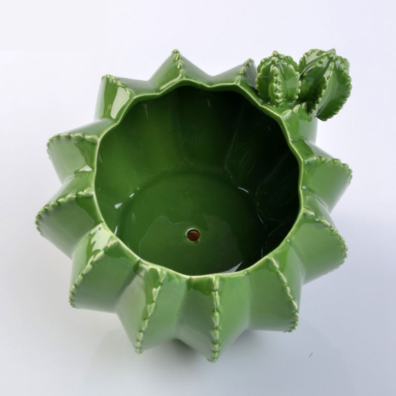 Cactus Pot Ceramic Home Decor