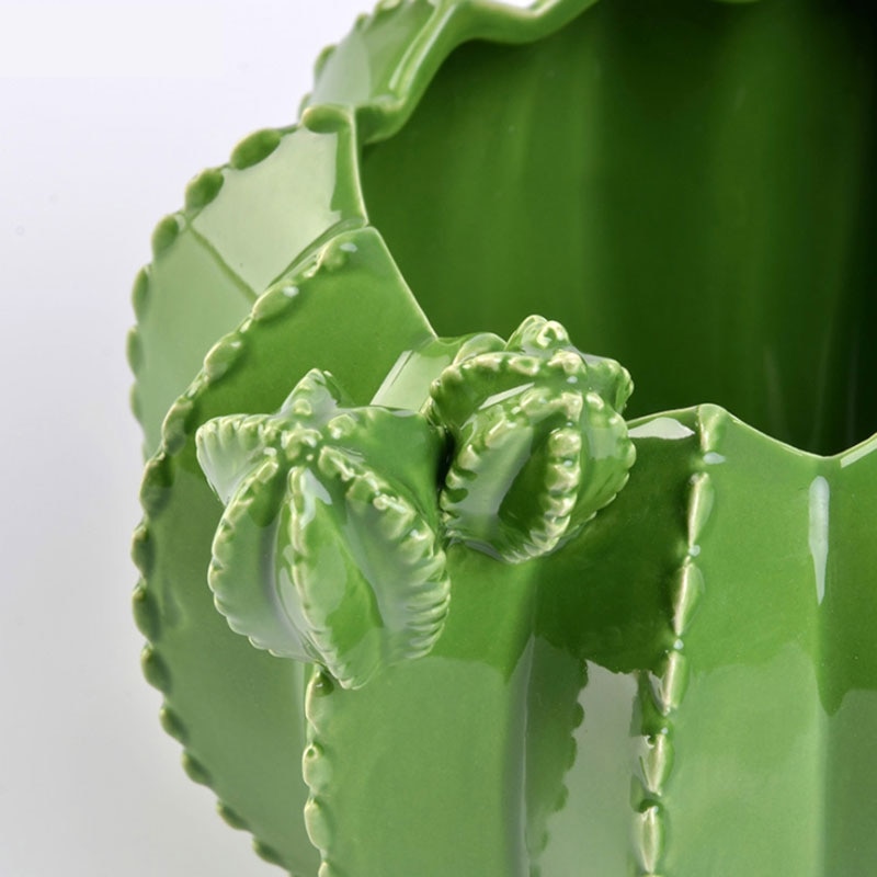 Cactus Pot Ceramic Home Decor