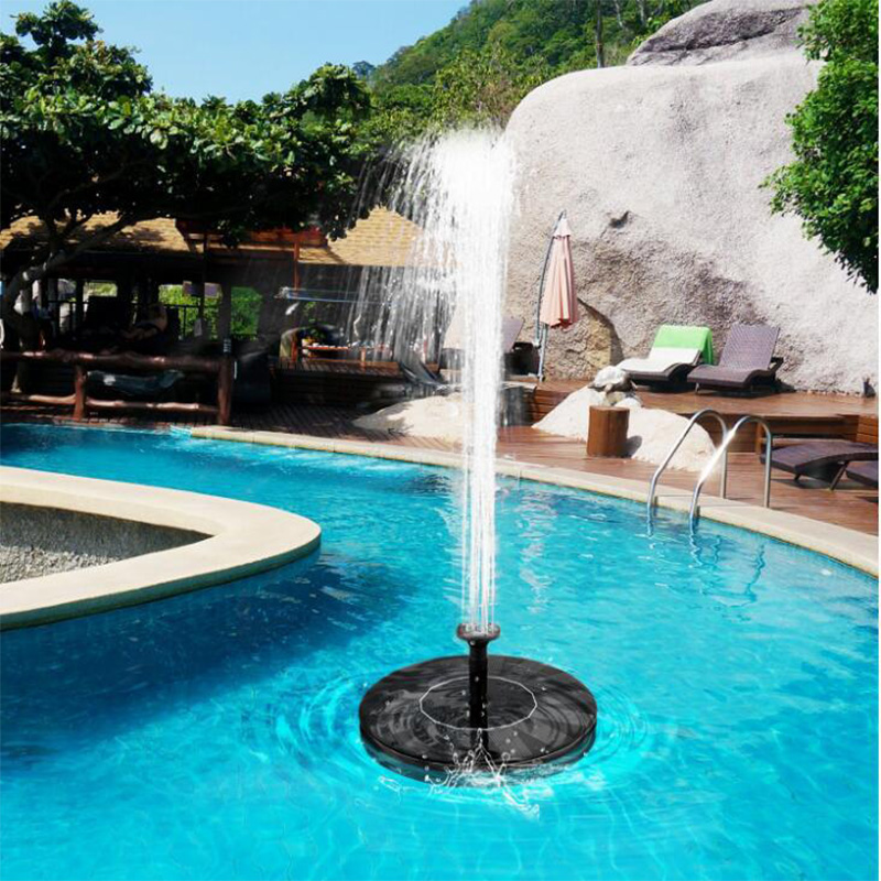 Solar Fountain Pump Floating Water Decor