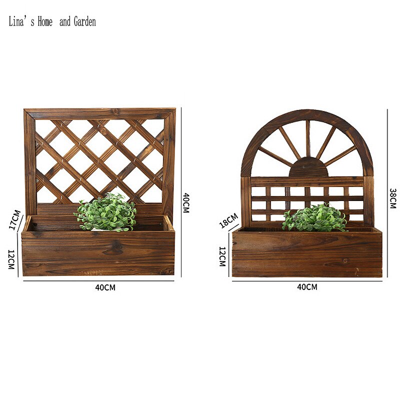 Wood Wall Planter Gardening Supplies (2 pcs)