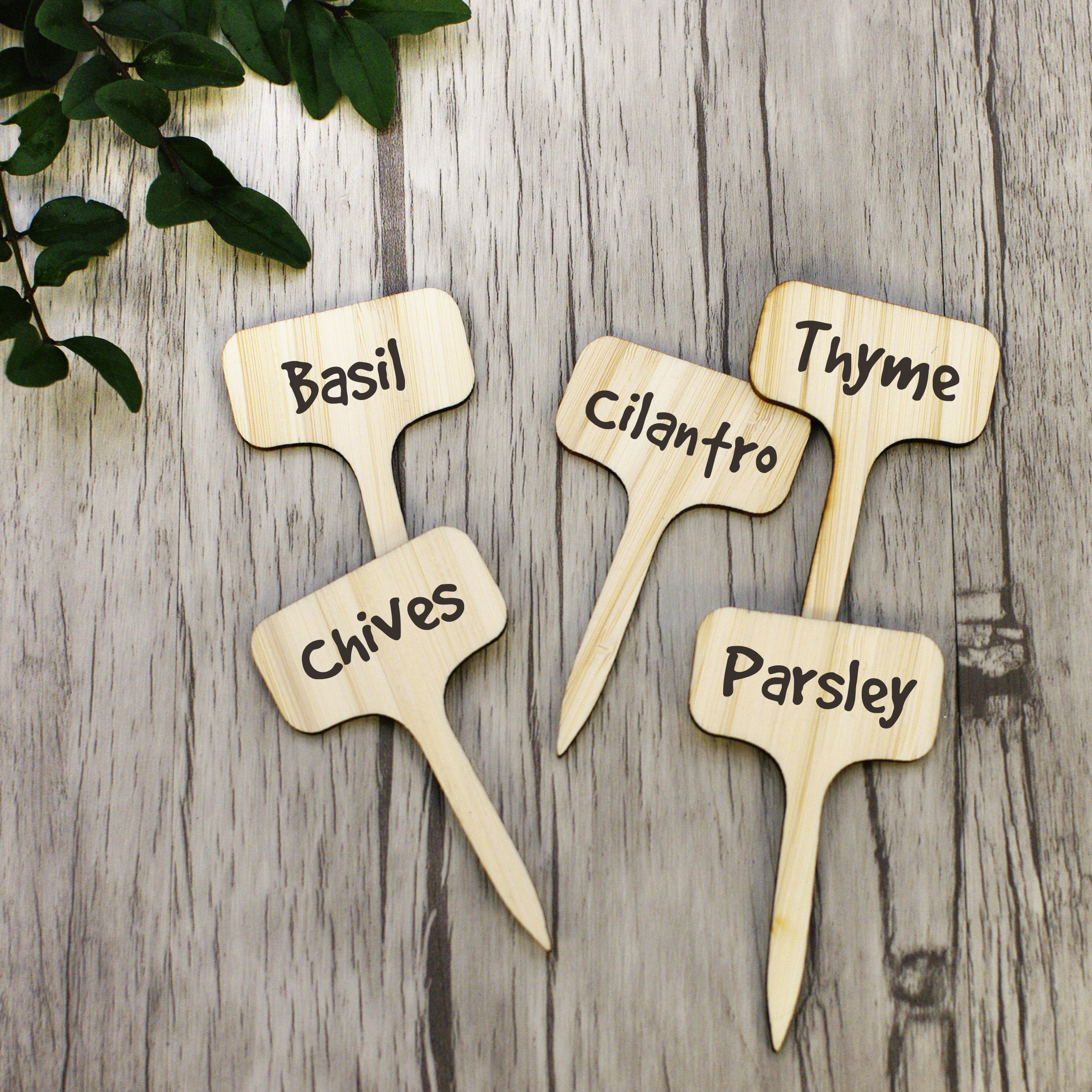 Plant Tags Bamboo Garden Accessories