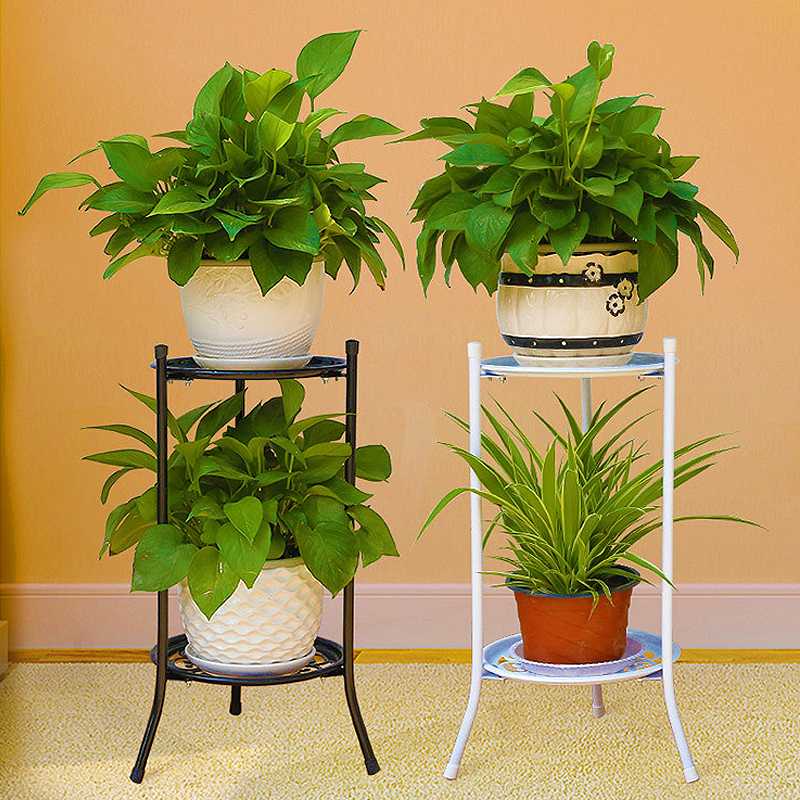 Flower Pot Stand Two-Tier Rack