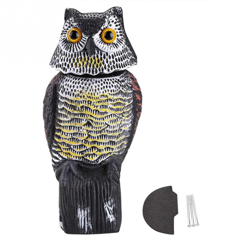 Owl Decoy Bird Repellent Scarecrow