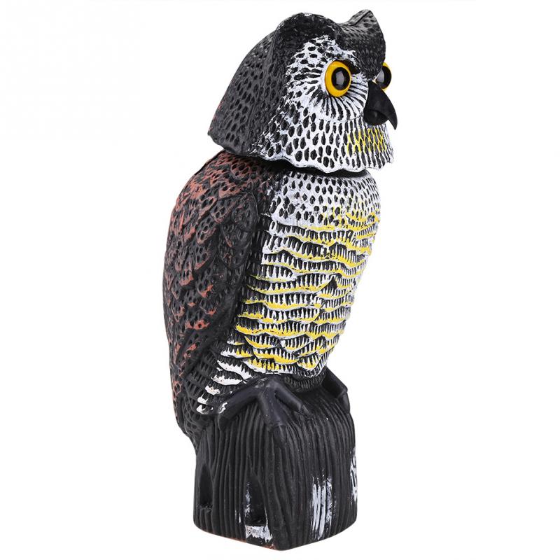 Owl Decoy Bird Repellent Scarecrow