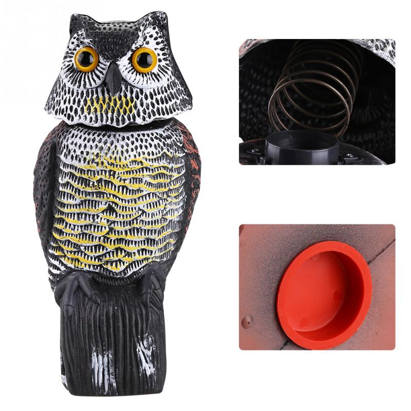 Owl Decoy Bird Repellent Scarecrow