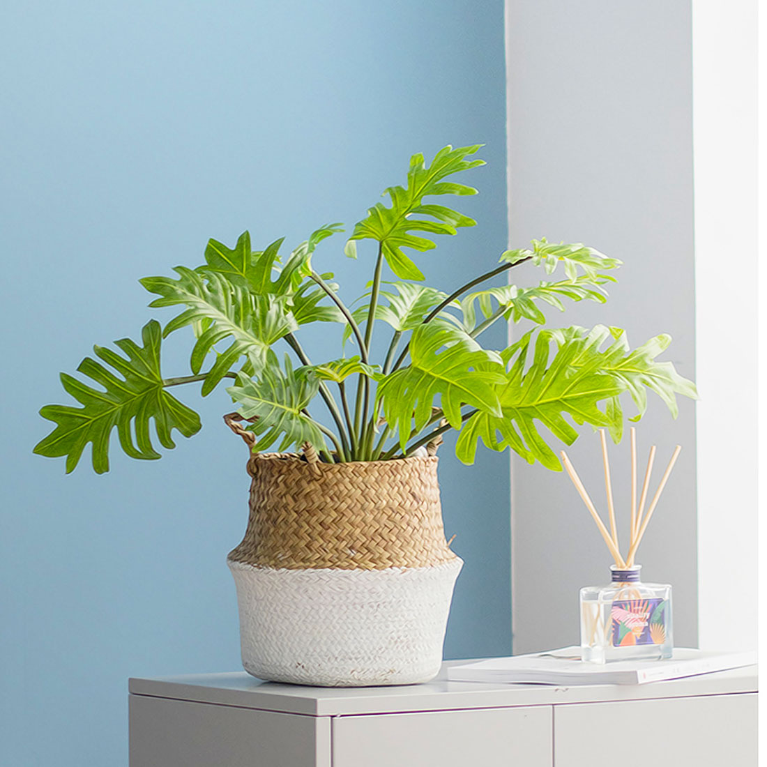 Faux Plants Artificial Leaves Decor