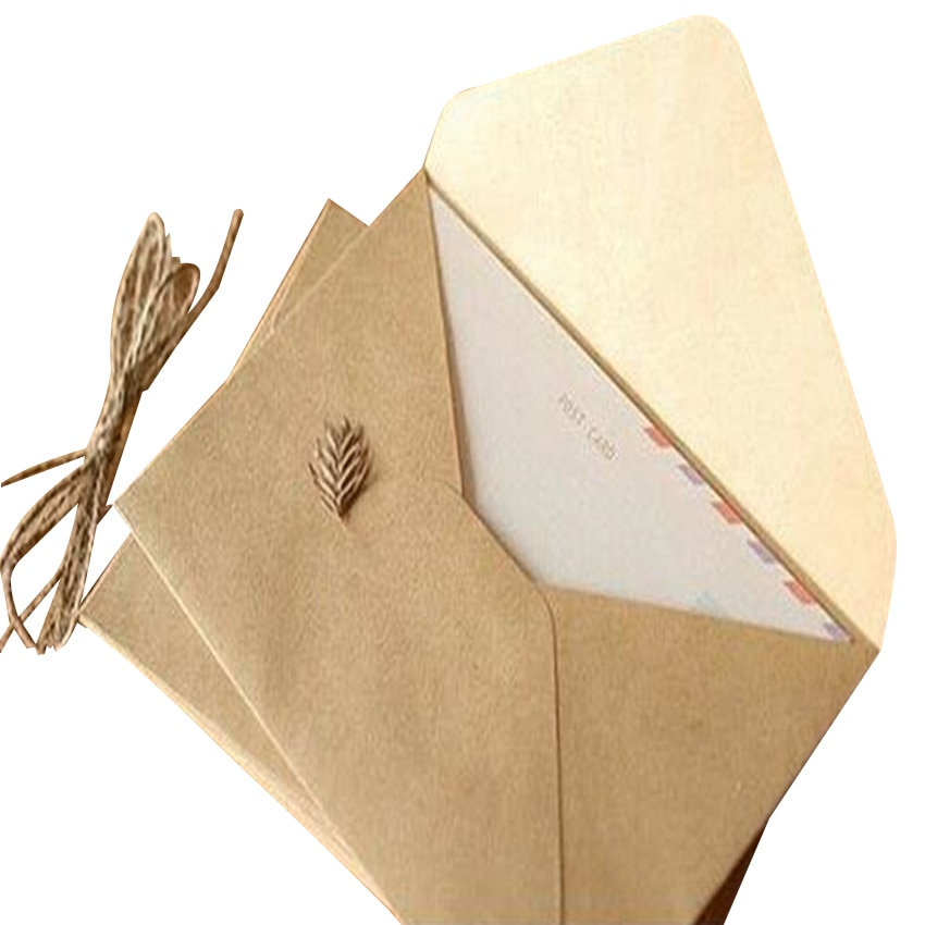 Kraft Paper Envelopes Invitation Wrappers (50pcs)