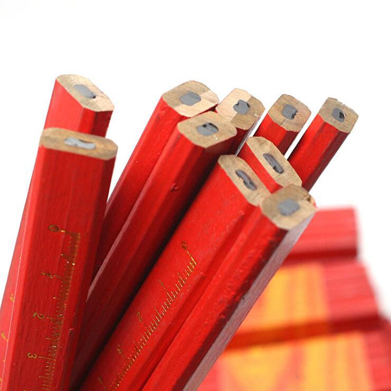 Woodworking Scaled Flat Pencils (5pcs)