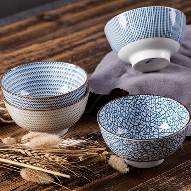 Japanese Rice Bowl Set (4 Pcs)