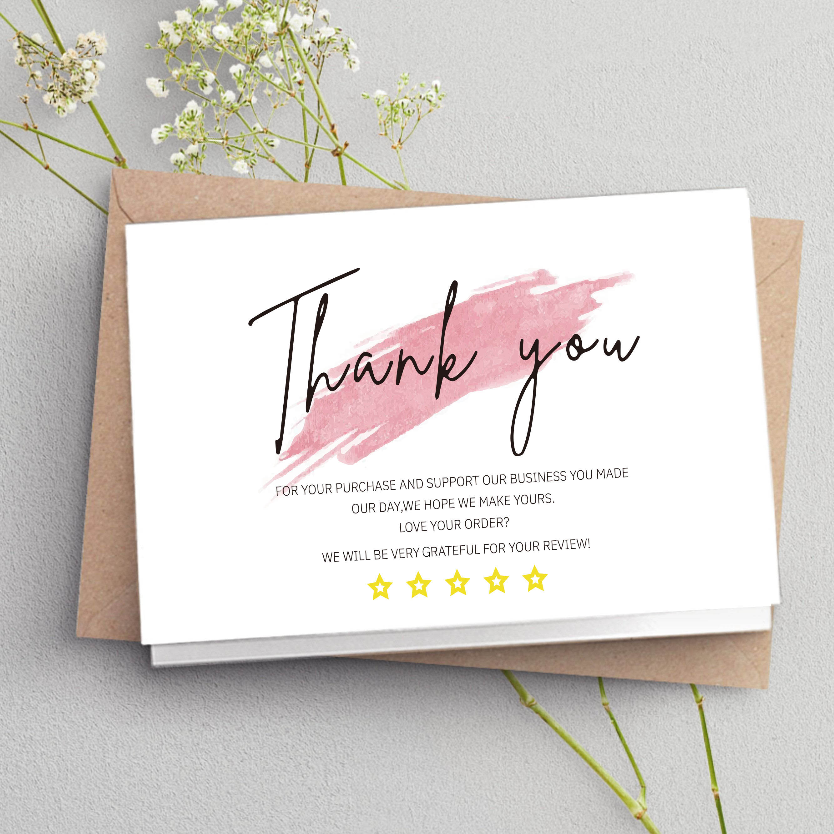 Business Thank You Cards (30 pcs)