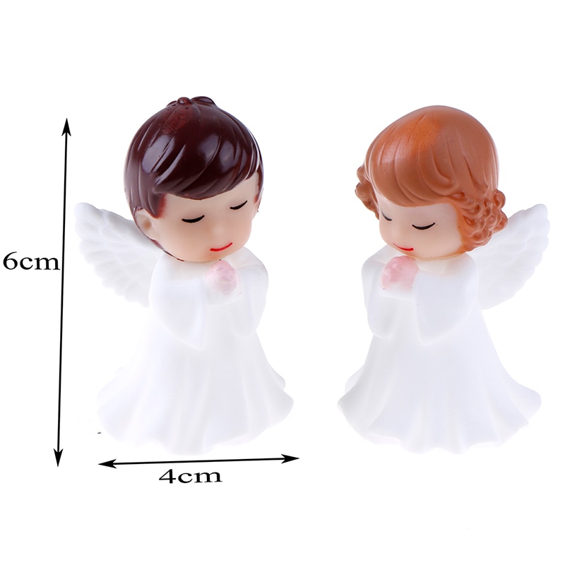Vinyl Angel Figurine Home Decoration (2 pcs)