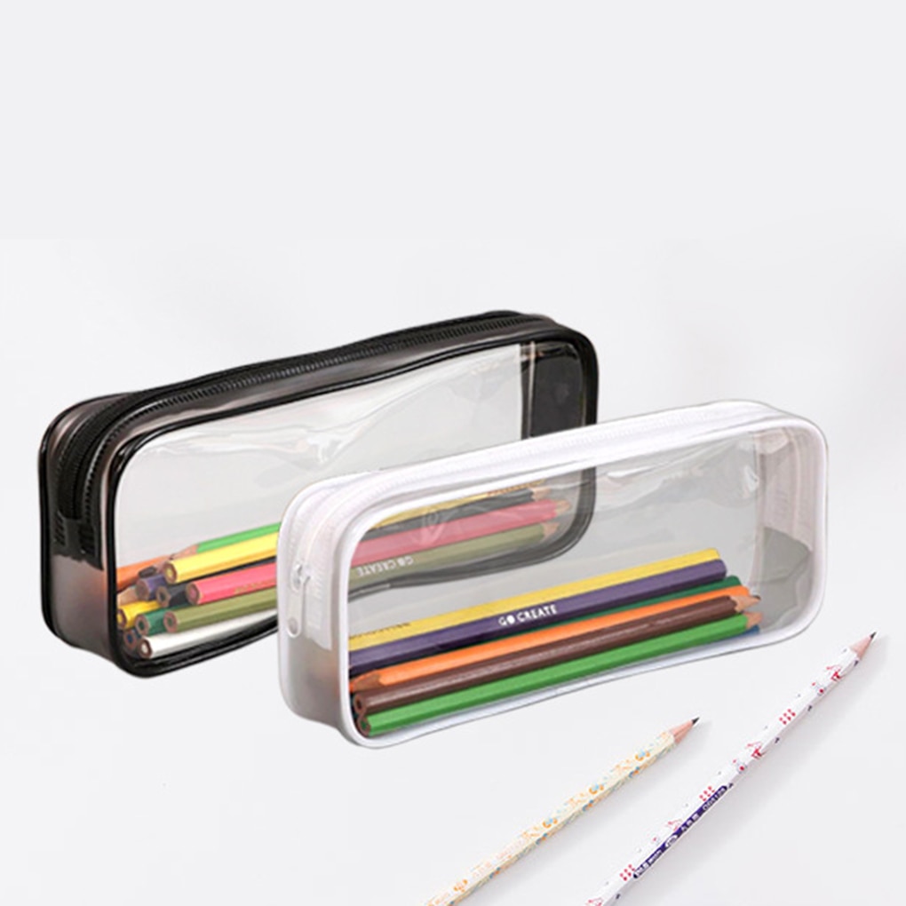 Clear Pencil Case Pen Organizer