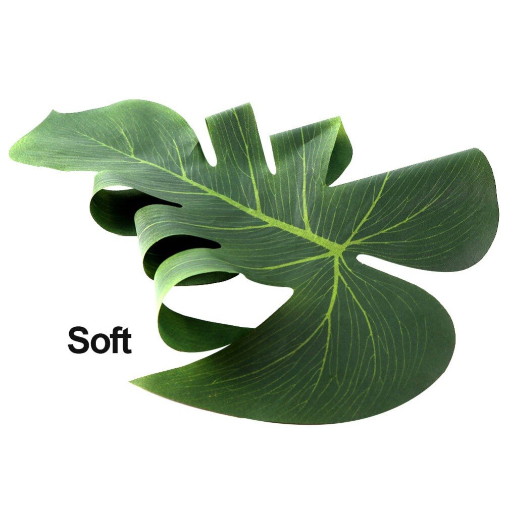 Palm Leaf Placemats Artificial Leaves (12 Pcs)