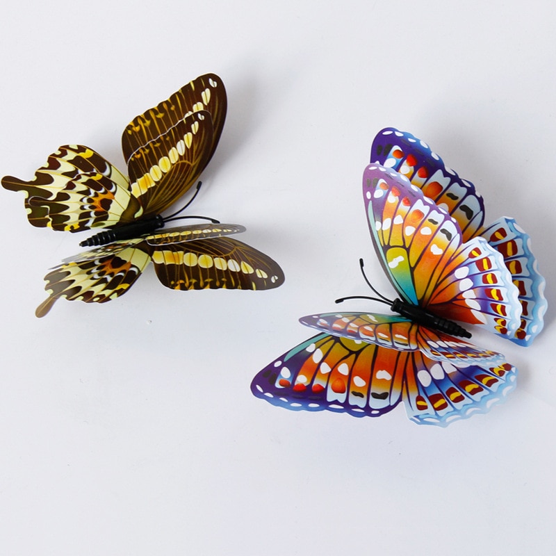 3D Butterfly Wall Decals (12pcs)