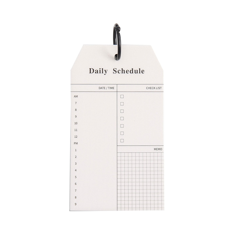 Daily Planner Notepad 52 Sheet Pad
