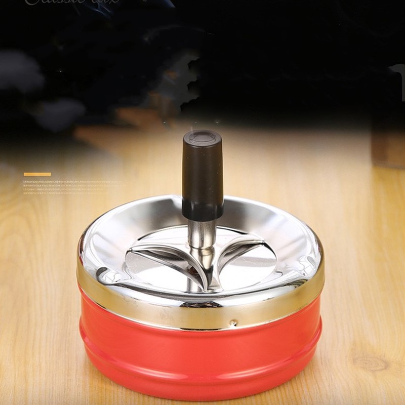 Windproof Ashtray Rotating Lid Cover