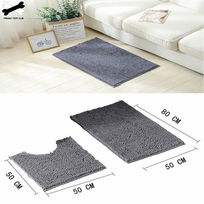 Soft Absorbent Toilet Carpet Set (2 Pcs)