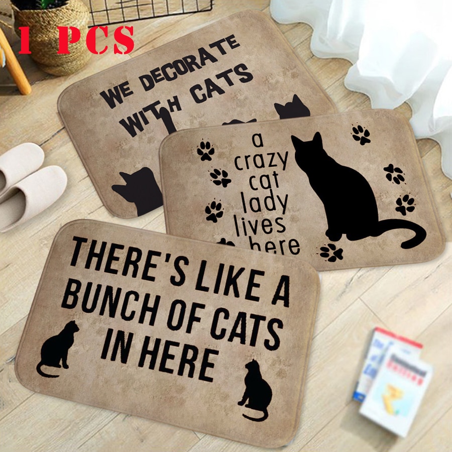 Cat Doormat Anti-Slip Entrance Rug