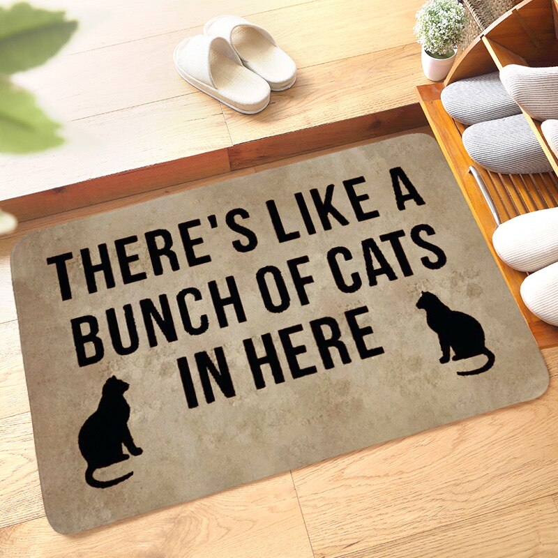 Cat Doormat Anti-Slip Entrance Rug