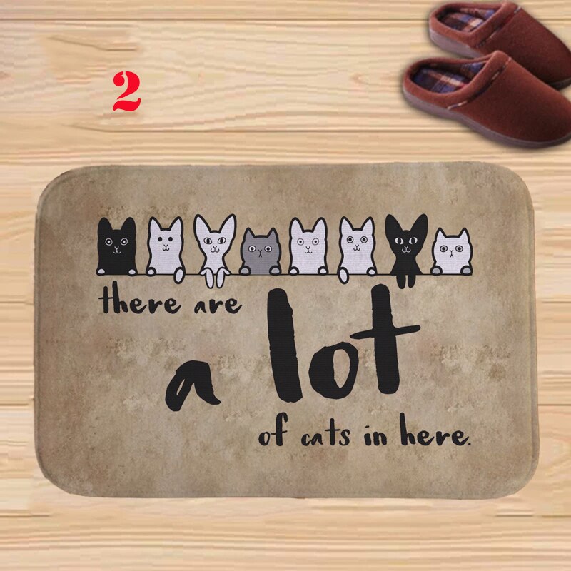 Cat Doormat Anti-Slip Entrance Rug