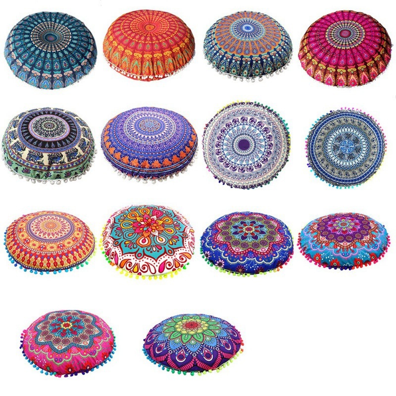 Boho Pillow Case Mandala Pattern