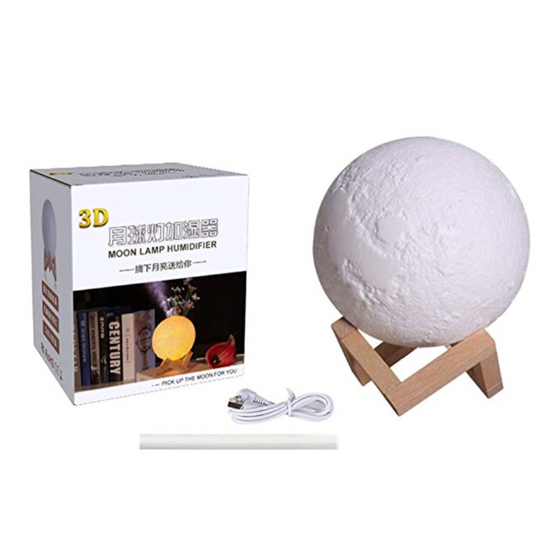 Moon Humidifier Night Light Decor