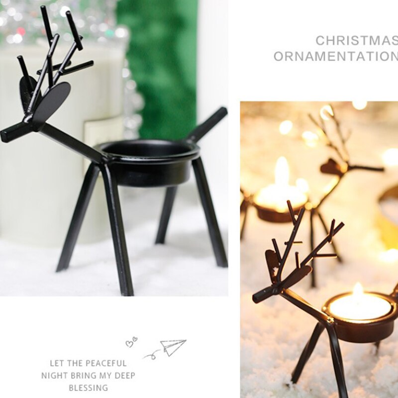 Reindeer Candle Holder Decoration