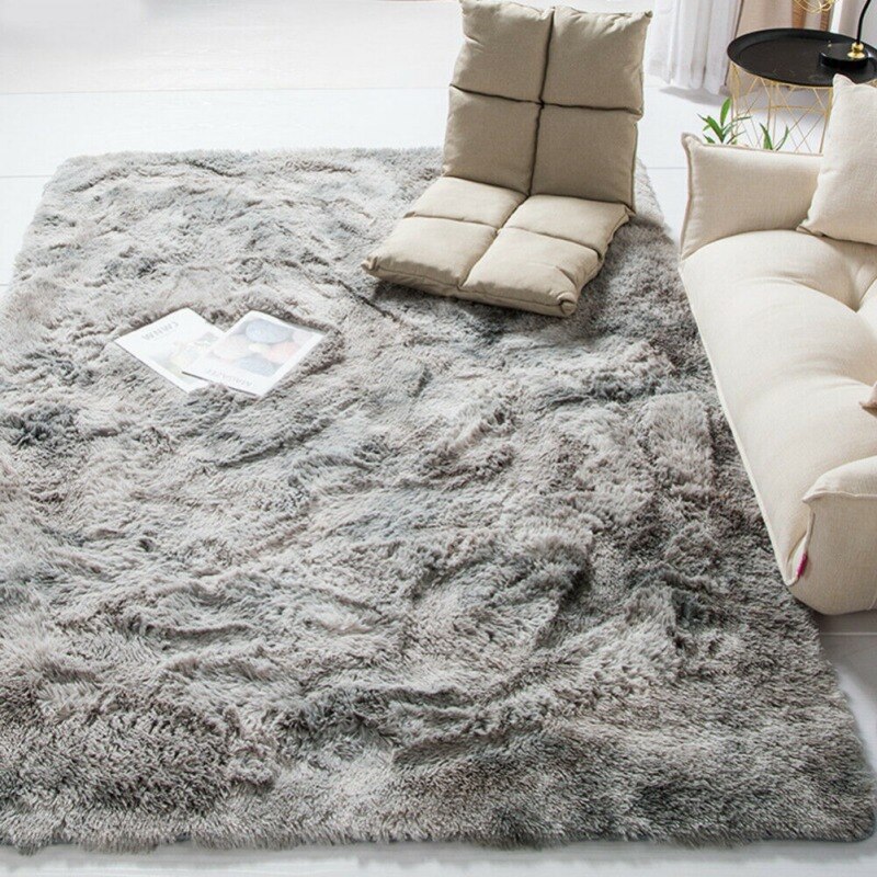 Furry Area Rug Faux Fur