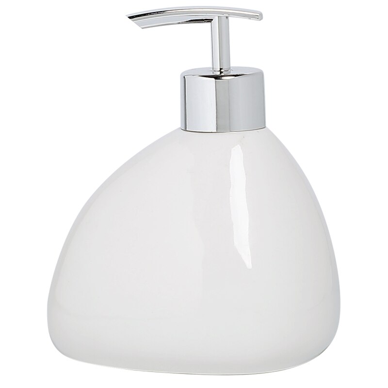 White Ceramic Soap Dispenser