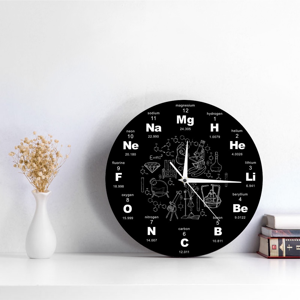 Chemist Clock Educational Wall Clock