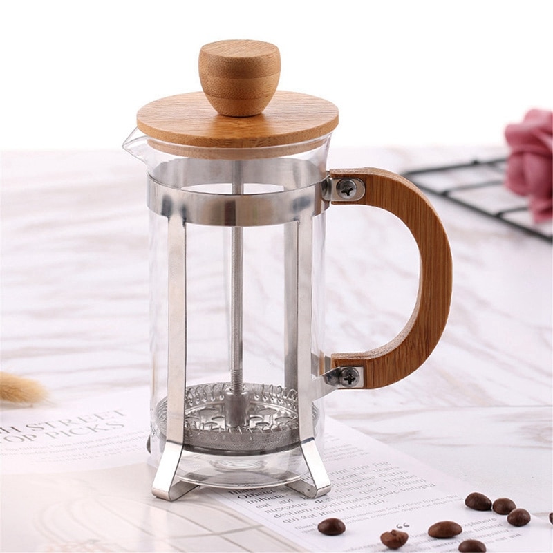 Small French Press with Bamboo Cover