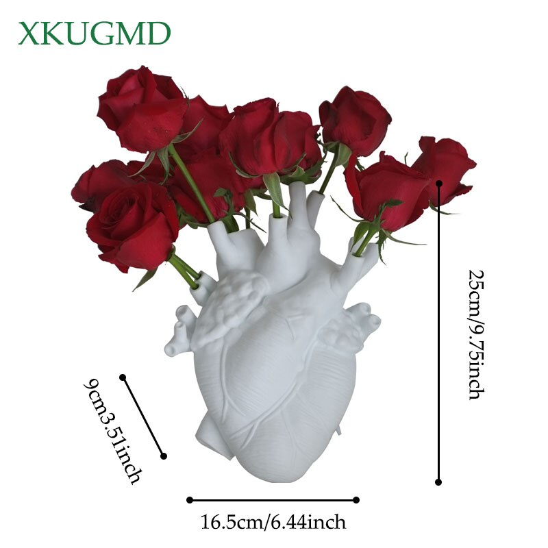 Anatomical Heart Vase Creative Home Decor