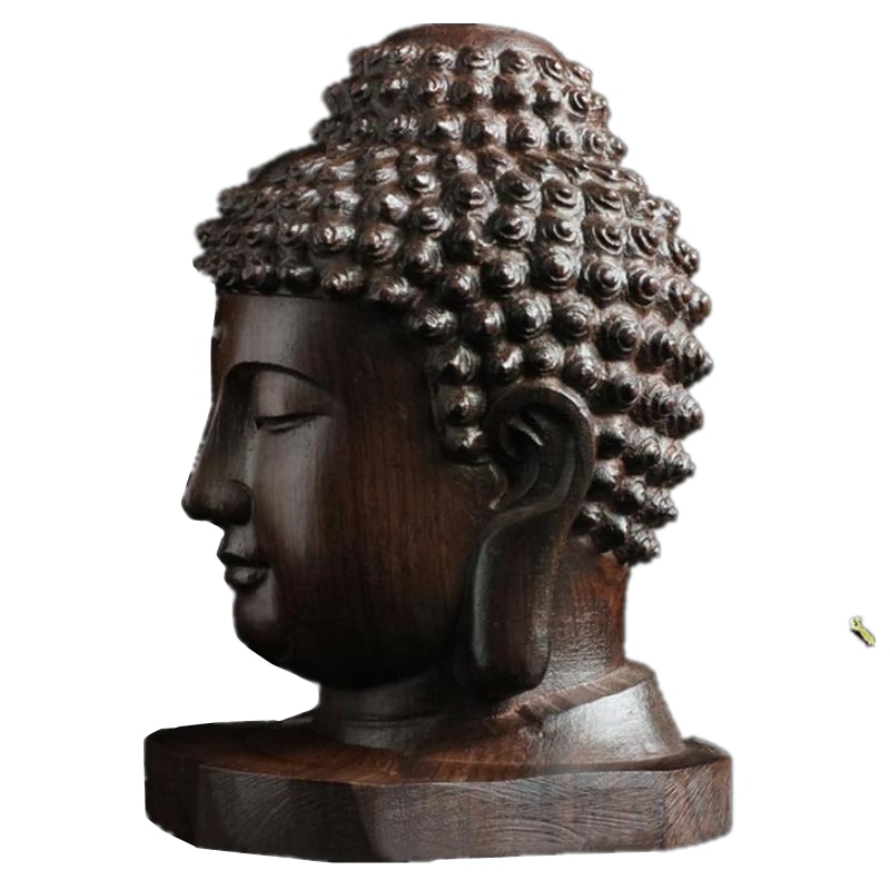 Wooden Buddha Statue Mini Decor