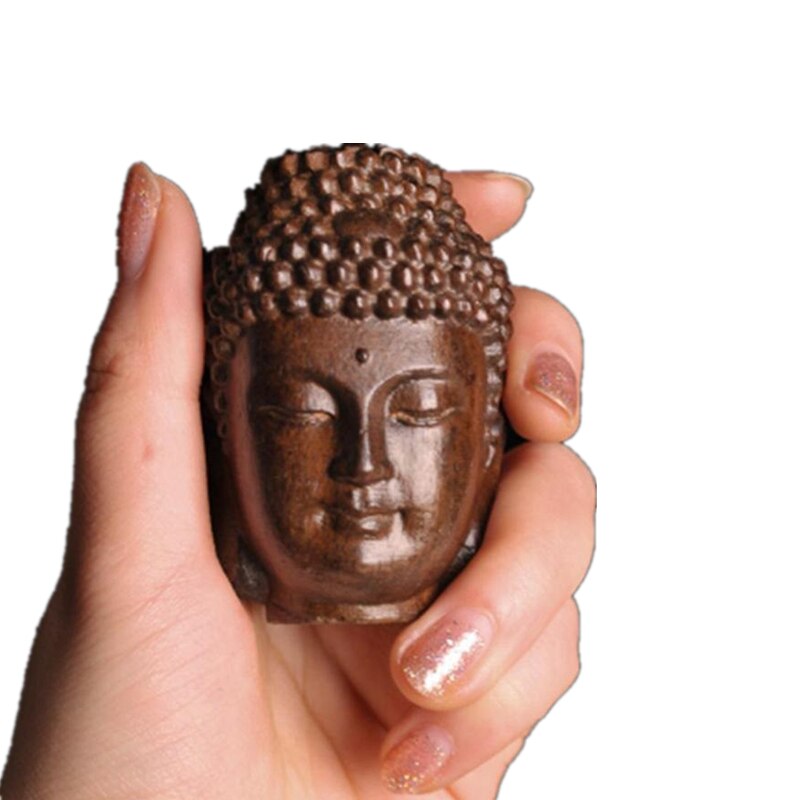 Wooden Buddha Statue Mini Decor