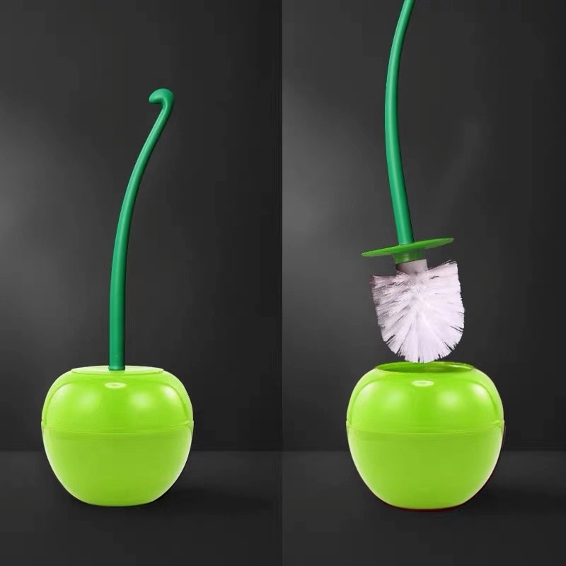 Cherry Toilet Brush with Holder