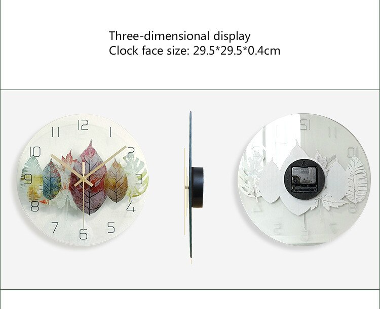 Creative Glass Wall Clock